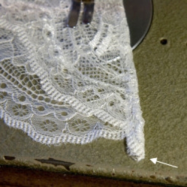French Seam on Lace